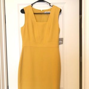 Yellow cocktail dress